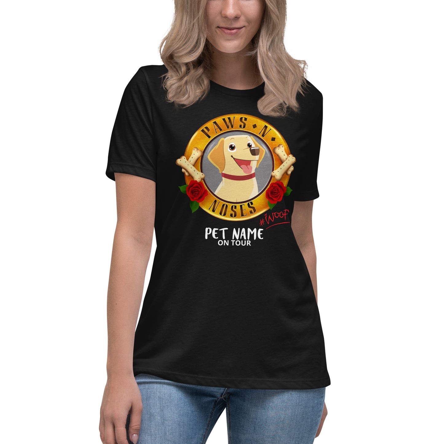 Labrador (Cream) -  Women's Paws 'n' Noses T-Shirt