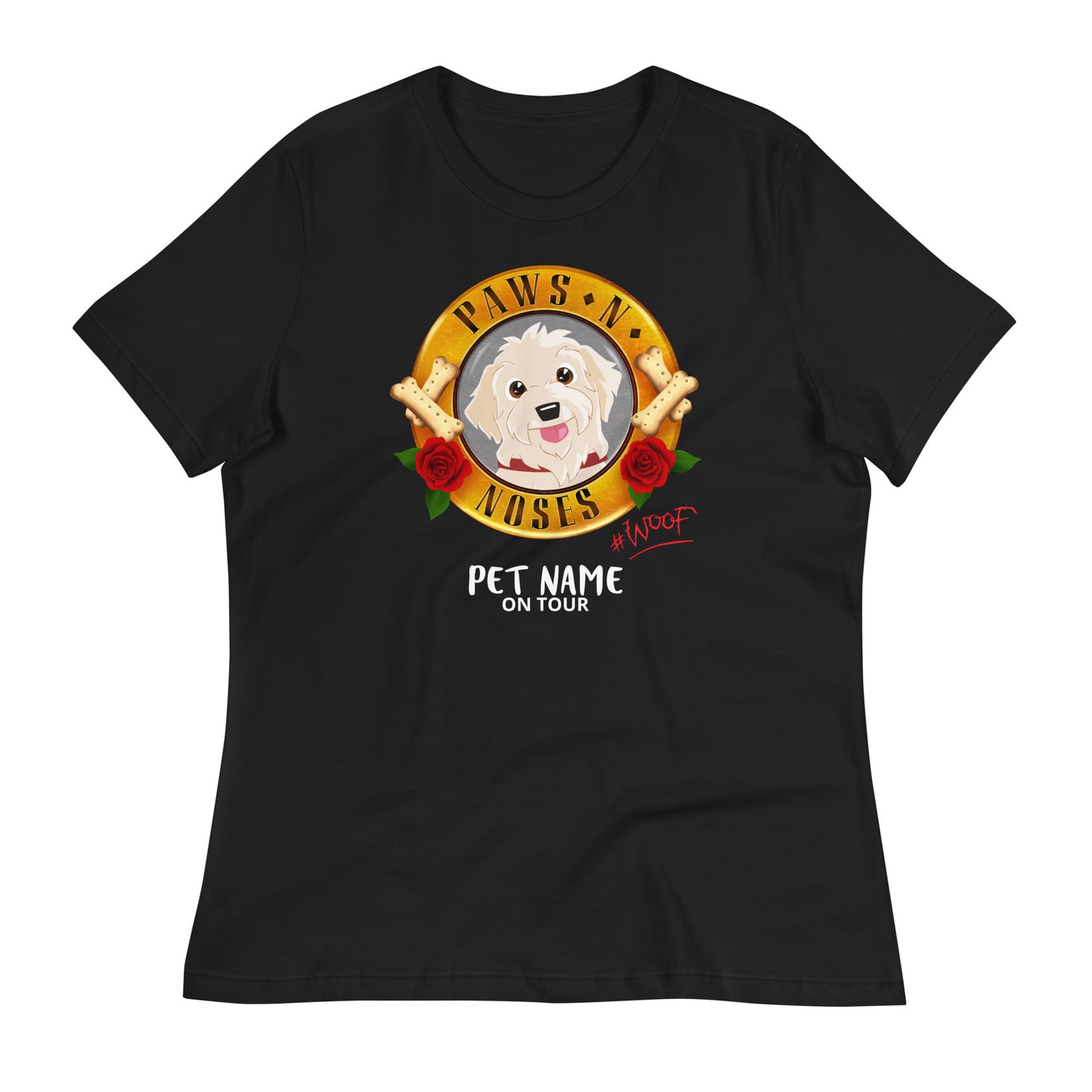 Labradoodle (Cream) -  Women's Paws 'n' Noses T-Shirt