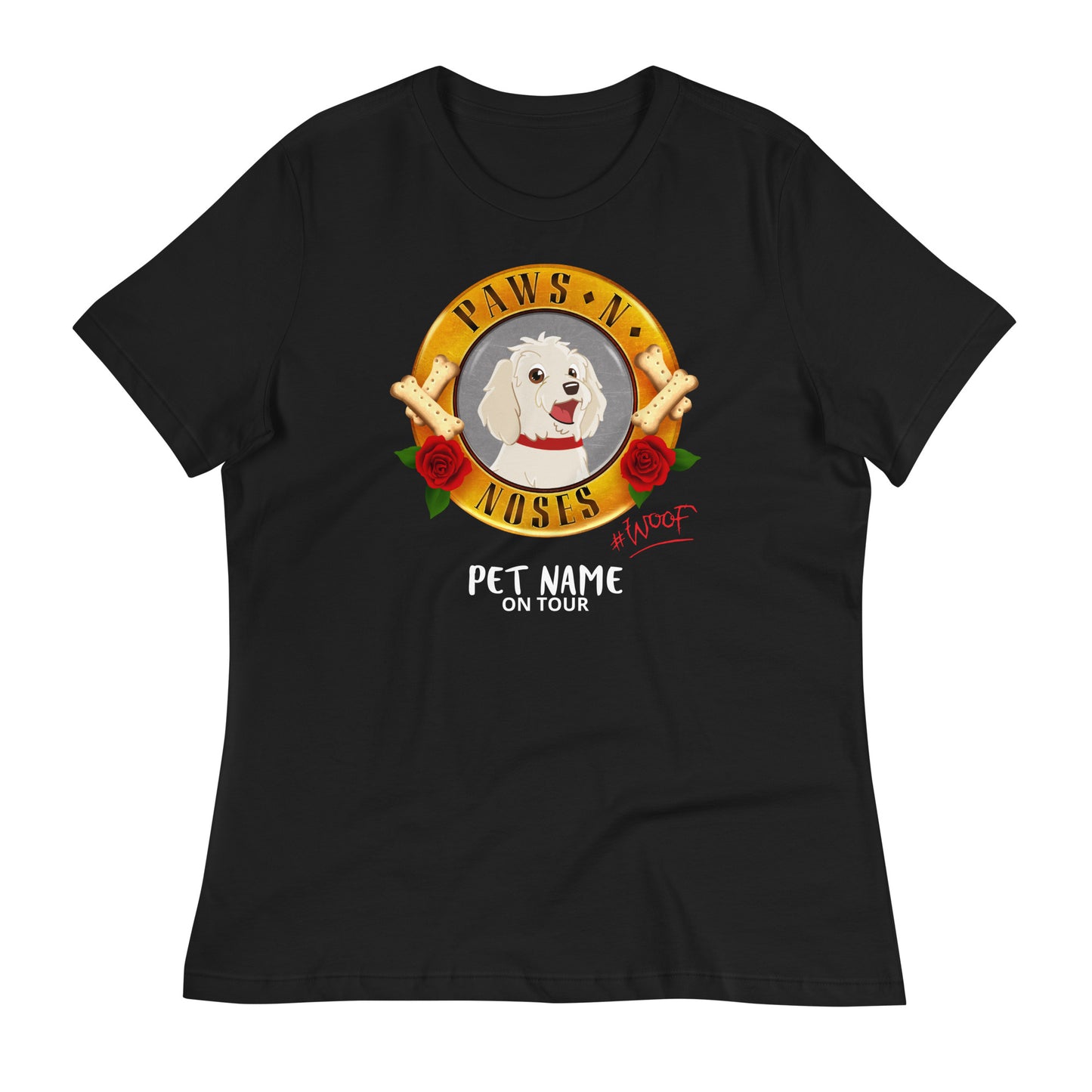 Cockapoo (Cream) -  Women's Paws 'n' Noses T-Shirt