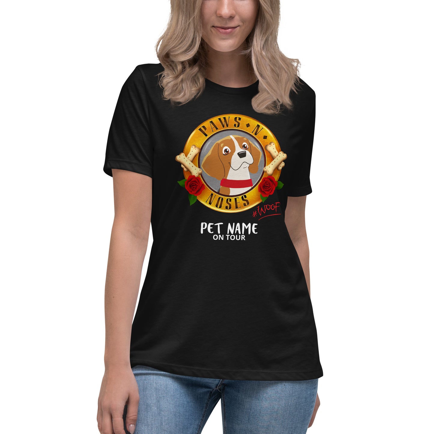 Beagle -  Women's Paws 'n' Noses T-Shirt