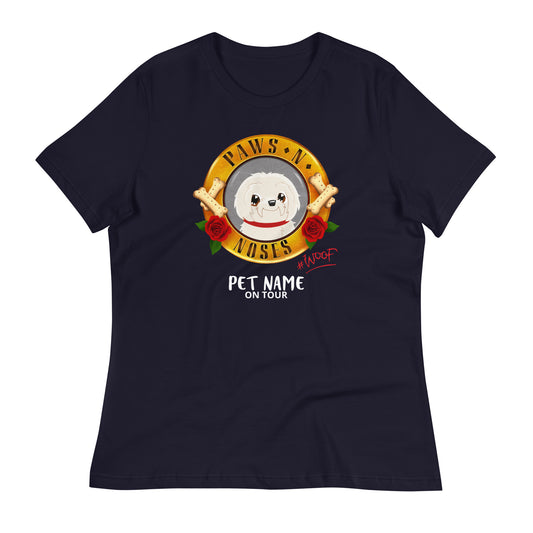Maltese (Cream) -  Women's Paws 'n' Noses T-Shirt