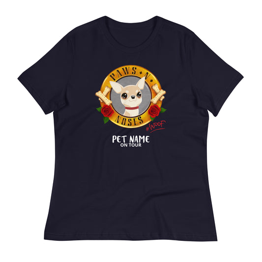 Chihuahua (Brown/White) -  Women's Paws 'n' Noses T-Shirt