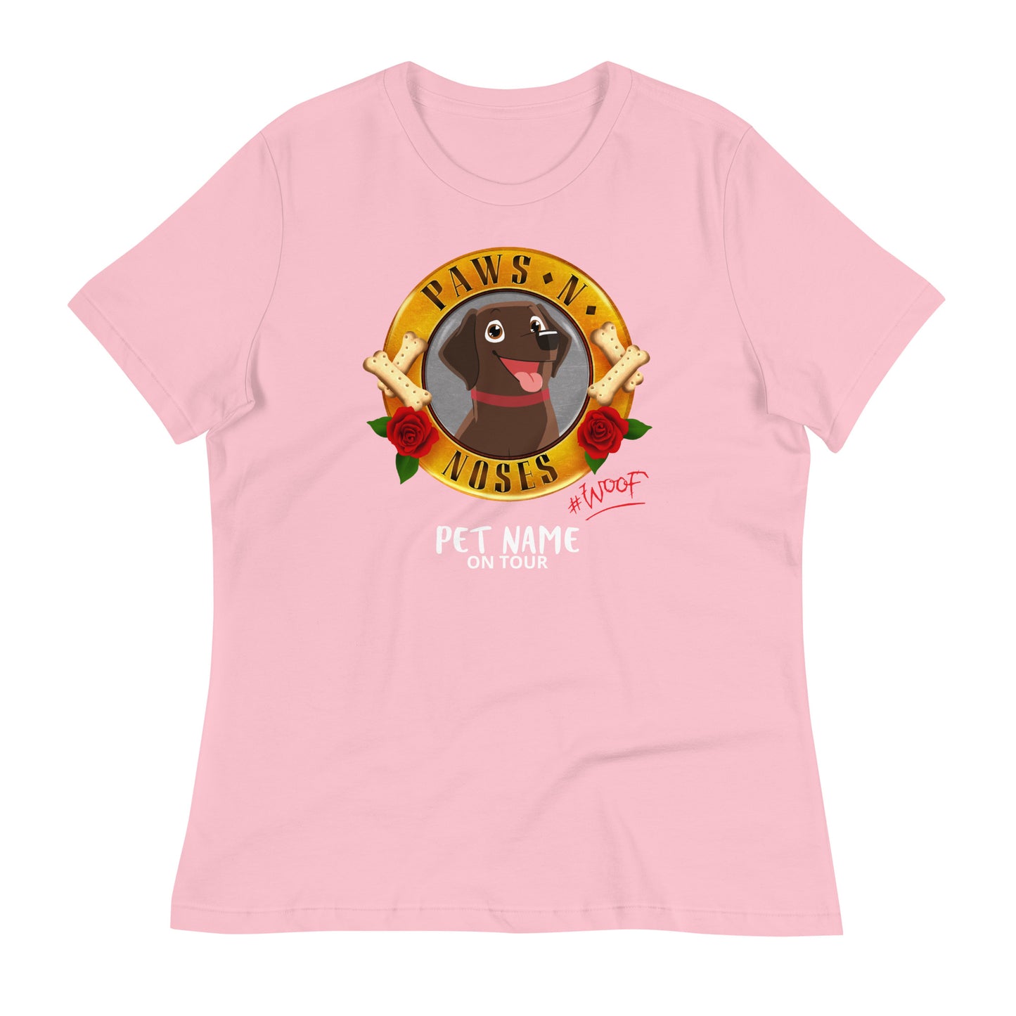 Labrador (Brown) -  Women's Paws 'n' Noses T-Shirt