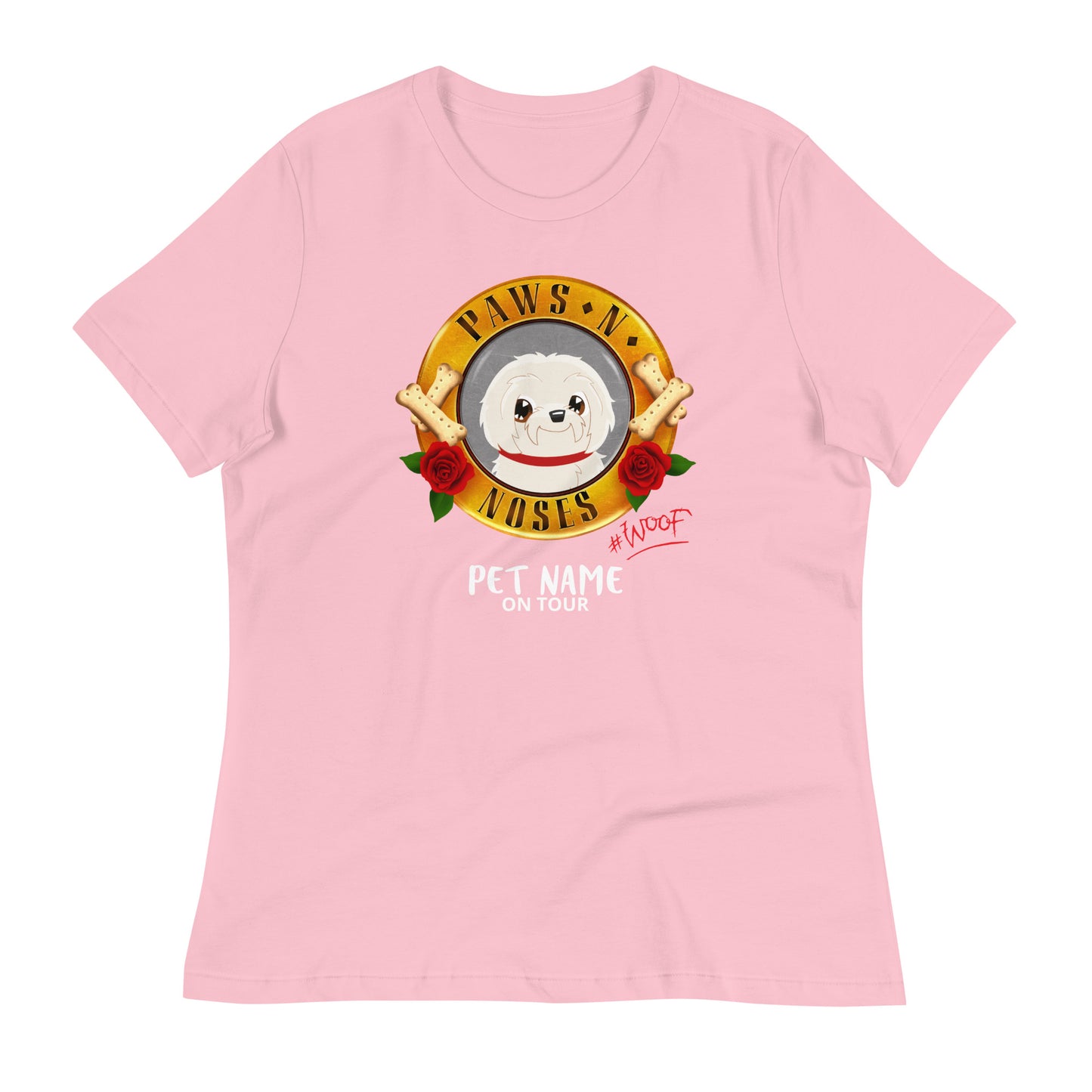 Maltese (Cream) - Women's Paws 'n' Noses T-Shirt