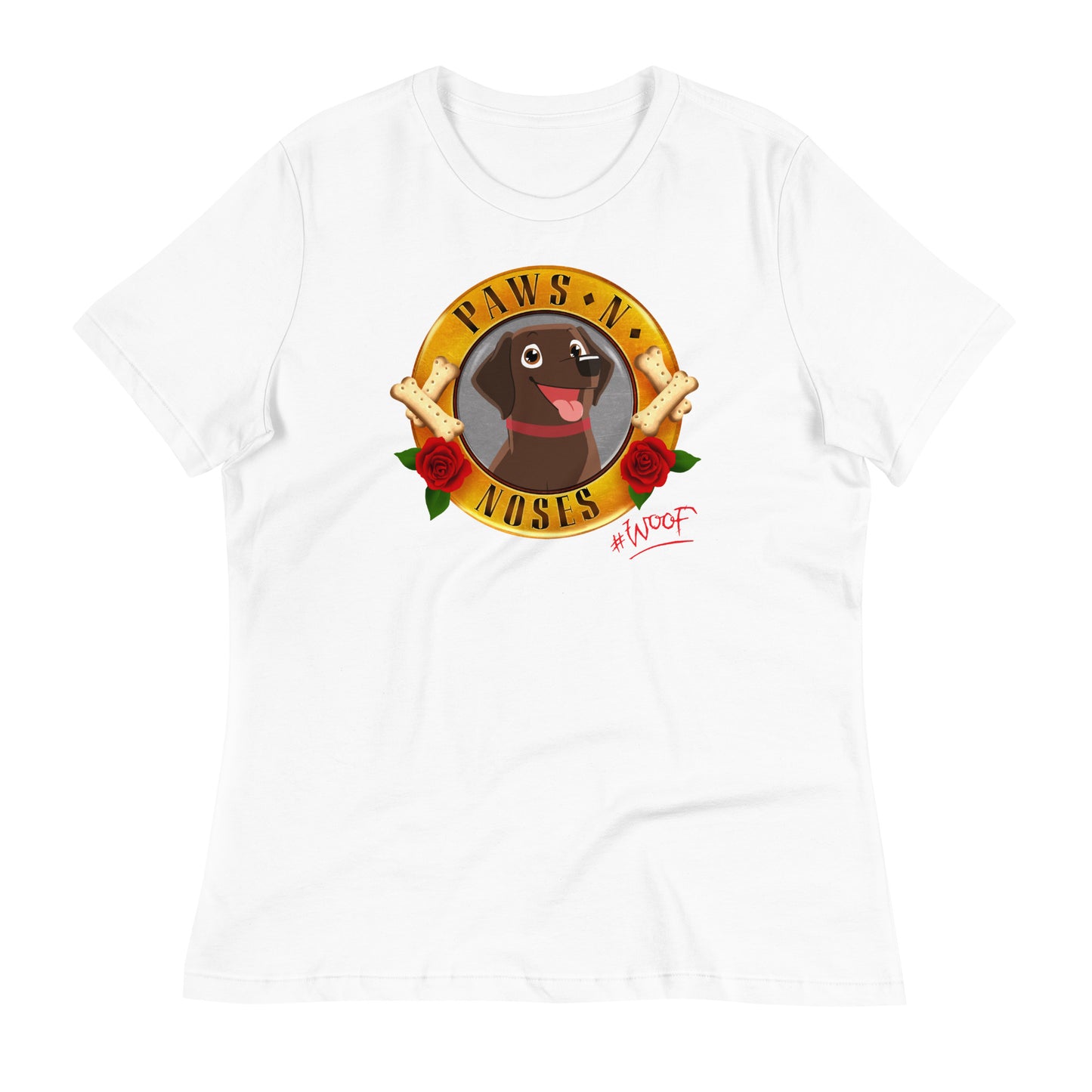 Labrador (Brown) -  Women's Paws 'n' Noses T-Shirt