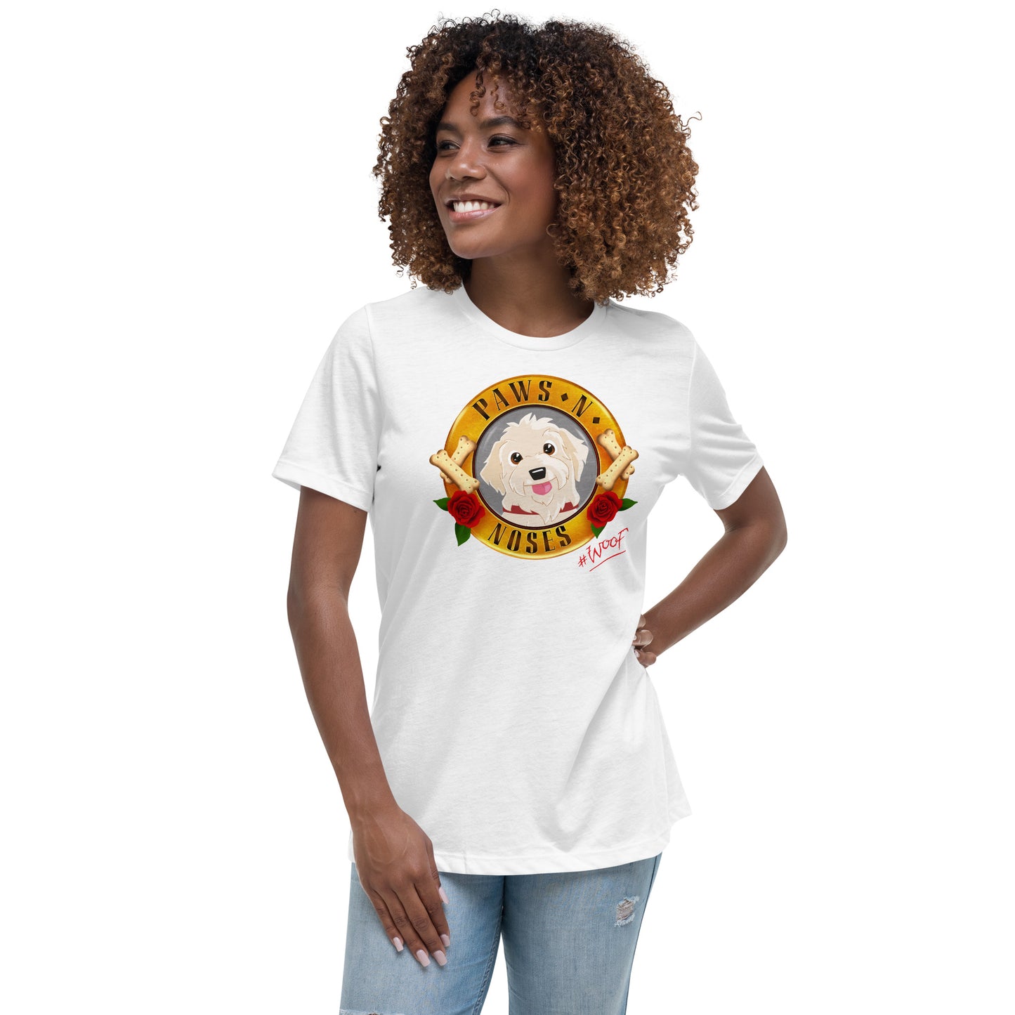 Labradoodle (Cream) -  Women's Paws 'n' Noses T-Shirt