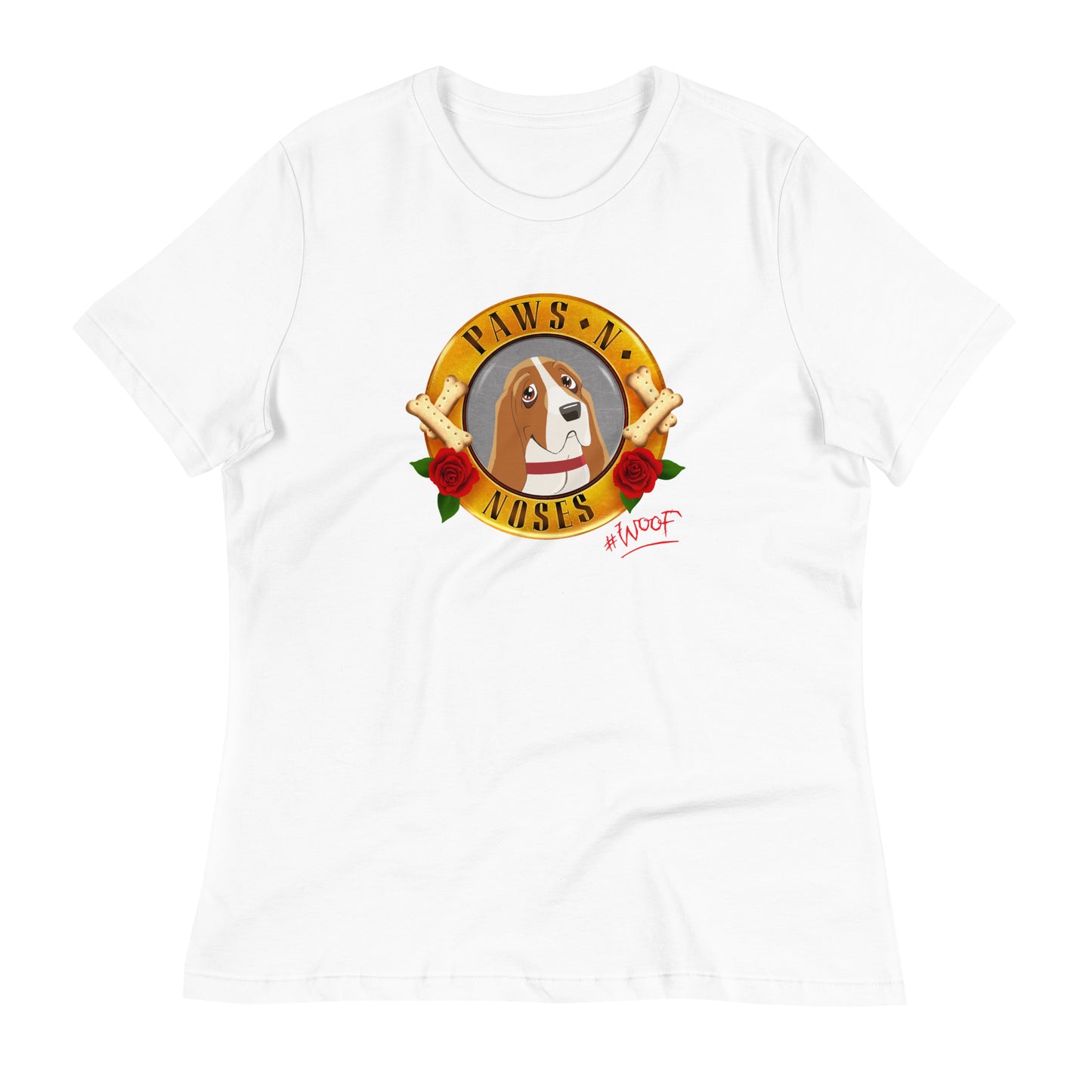 Bassett Hound -  Women's Paws 'n' Noses T-Shirt