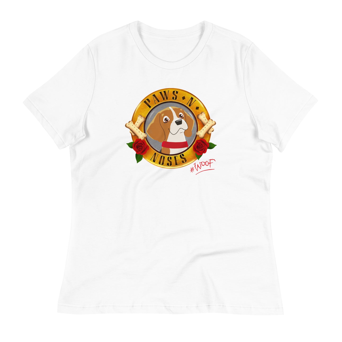 Beagle -  Women's Paws 'n' Noses T-Shirt