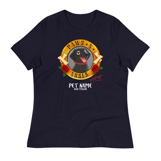 Labrador (Black) -  Women's Paws 'n' Noses T-Shirt