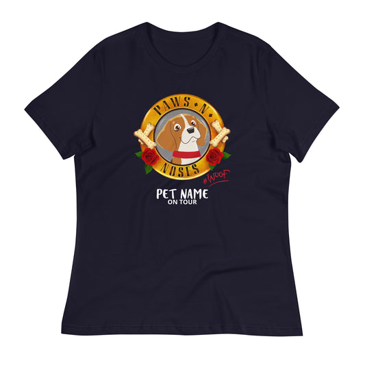 Beagle -  Women's Paws 'n' Noses T-Shirt