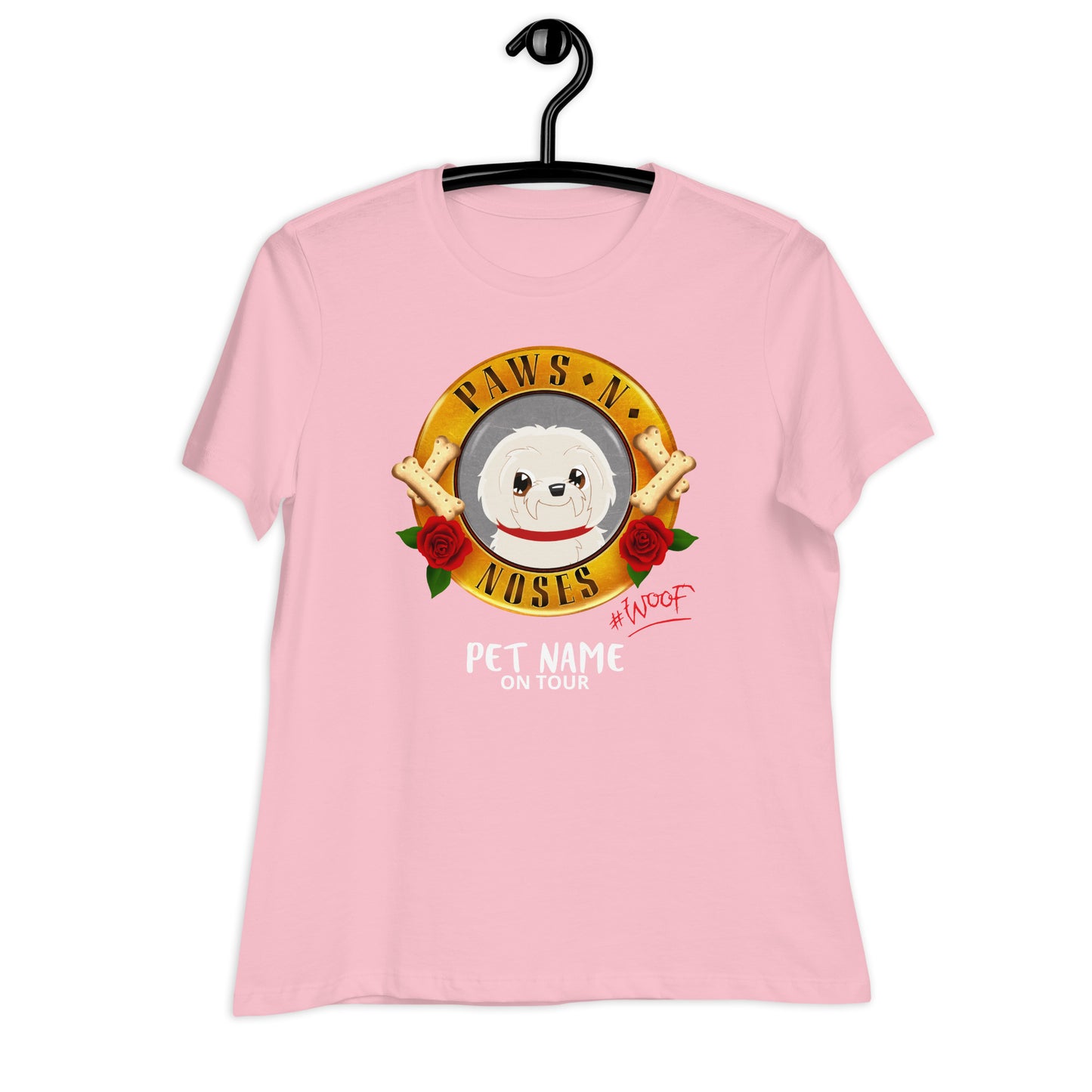 Maltese (Cream) -  Women's Paws 'n' Noses T-Shirt