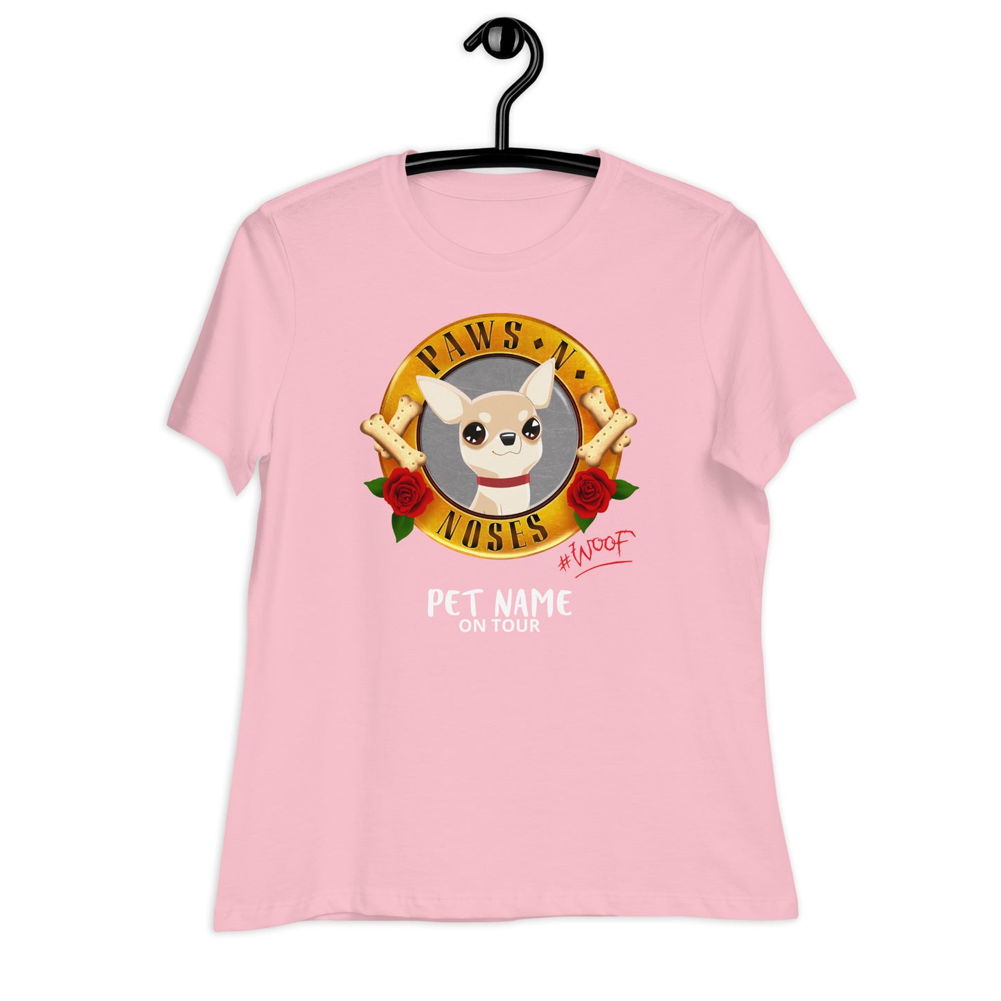 Chihuahua (Brown/White) -  Women's Paws 'n' Noses T-Shirt