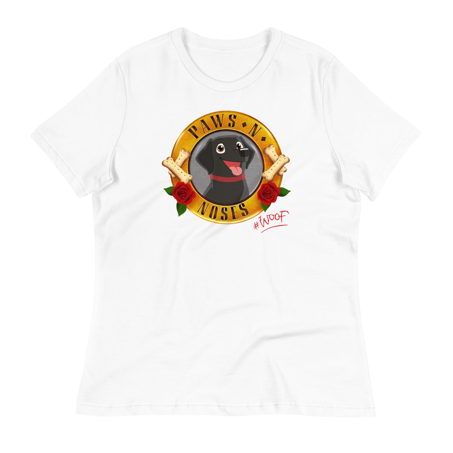 Labrador (Black) -  Women's Paws 'n' Noses T-Shirt