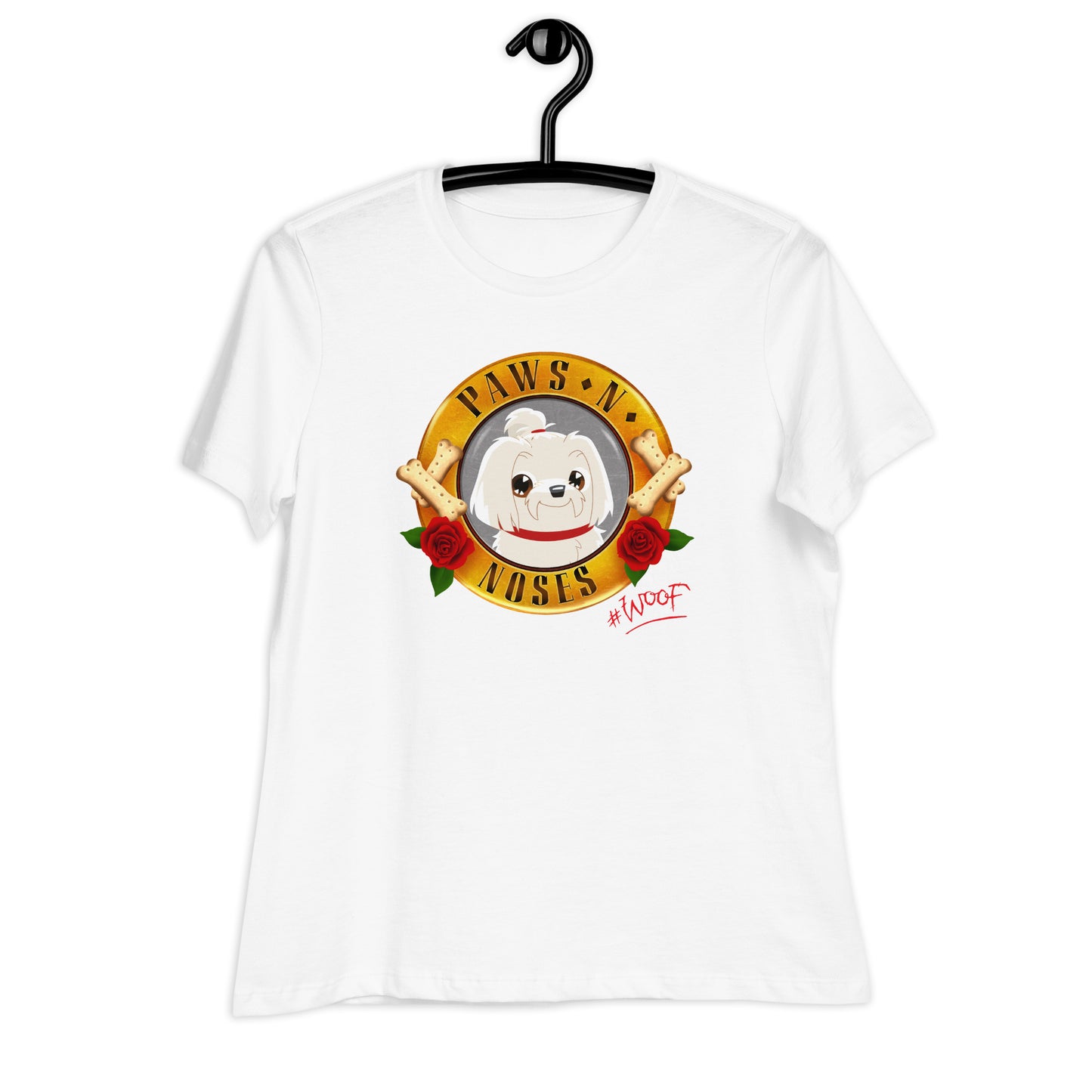 Maltese (Cream) -  Women's Paws 'n' Noses T-Shirt